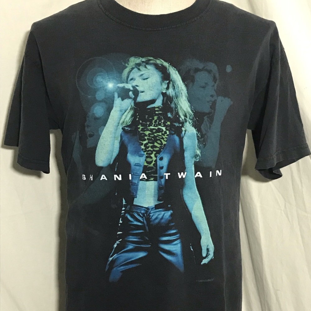 Vtg 90s Shania Twain Polygram Concert Tour T-shirt